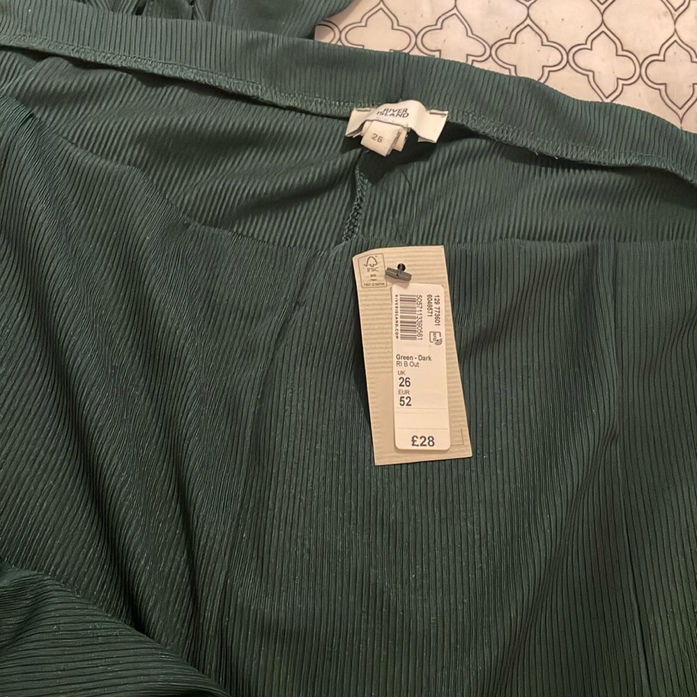 Flare leg Green pants 22w
